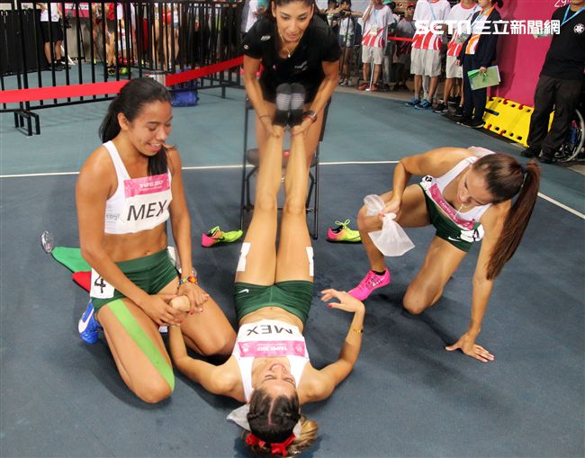 世大運田徑項目28日全部結束，各國選手盡力表現贏得運動精神，下次拿坡里見，珍重再見。（記者邱榮吉/攝影）