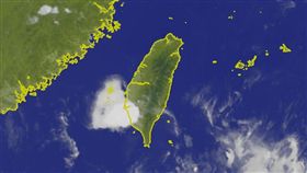 噗通噗通我愛你,中央氣象局,七夕情人節,雨雲,大雷雨,愛心,愛,雲　圖／翻攝自中央氣象局　https://goo.gl/ORCXC
