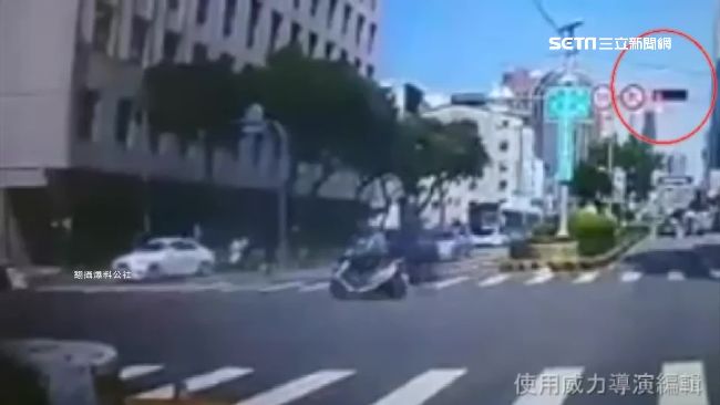 三寶闖紅燈加速直直衝　撞飛2警察