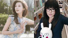 林志玲,唐綺陽(合成圖/翻攝自臉書)