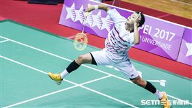 0829世大運羽球男子單人，西本拳太　圖／記者林敬旻攝