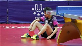 鄭怡靜世大運桌球女單摘銀（3）中華隊桌球選手鄭怡靜（圖）29日在世大運女子單打金牌戰對上韓國選手田志希，以2比4惜敗，拿下銀牌。中央社記者徐肇昌攝  106年8月29日