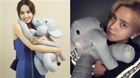 蔡依林,羅志祥（合成圖／翻攝自微博）