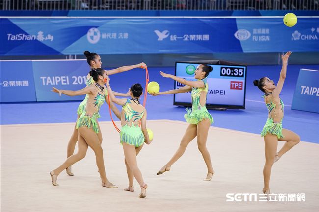 0829世大運韻律體操中華隊 圖／記者林敬旻攝
