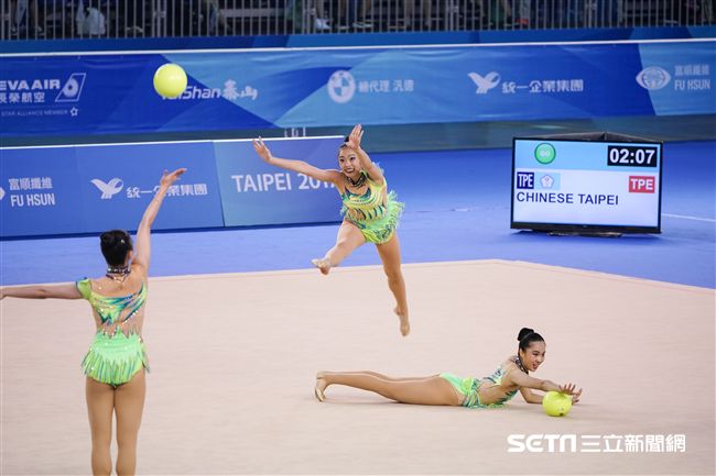 0829世大運韻律體操中華隊 圖／記者林敬旻攝