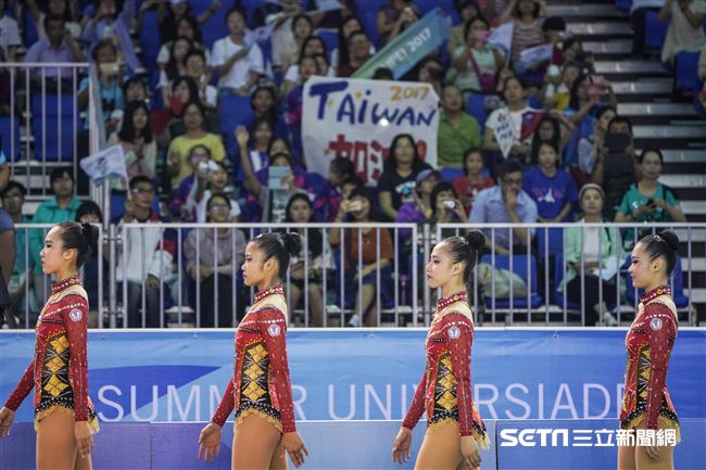 0829世大運韻律體操中華隊 圖／記者林敬旻攝