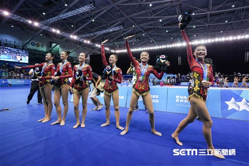 0829世大運韻律體操中華隊 圖／記者林敬旻攝