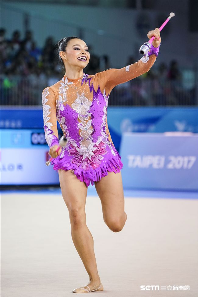 世大運韻律體操個人單項，各國好手展身手。（圖／記者林敬旻攝）