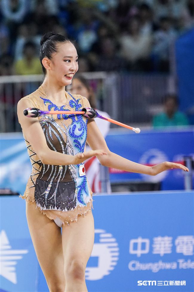 世大運韻律體操個人單項，各國好手展身手。（圖／記者林敬旻攝）