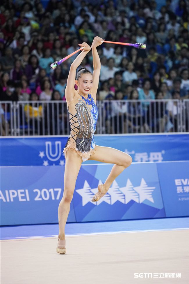 世大運韻律體操個人單項，各國好手展身手。（圖／記者林敬旻攝）