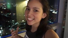 美國隊跆拳道女選手Samery Moras造訪台北101／youtube