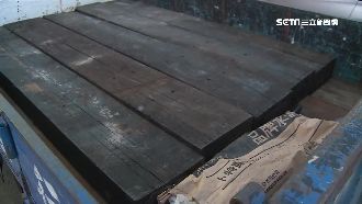 無良包商動歪腦筋　偷走萬元軌道枕木