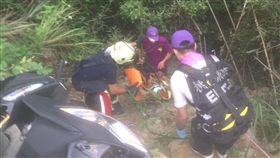 新北及桃園市消防局合力救援。（圖／翻攝畫面）