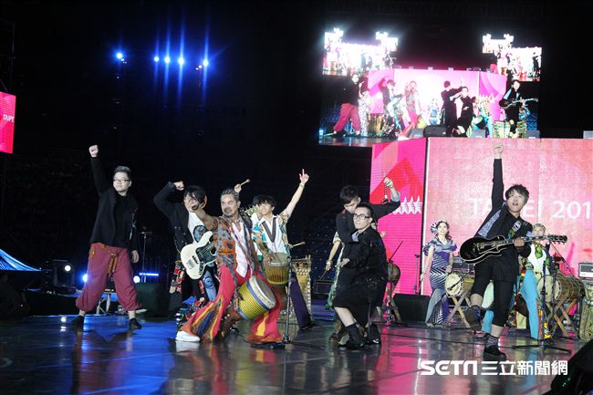 世大運閉幕式暖場表演 圖／記者邱榮吉攝