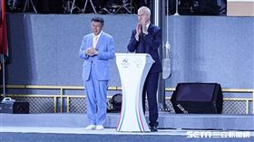 國際大學運動總會(FISU)的主席Oleg Matytsin致詞。（圖／記者林敬旻攝）