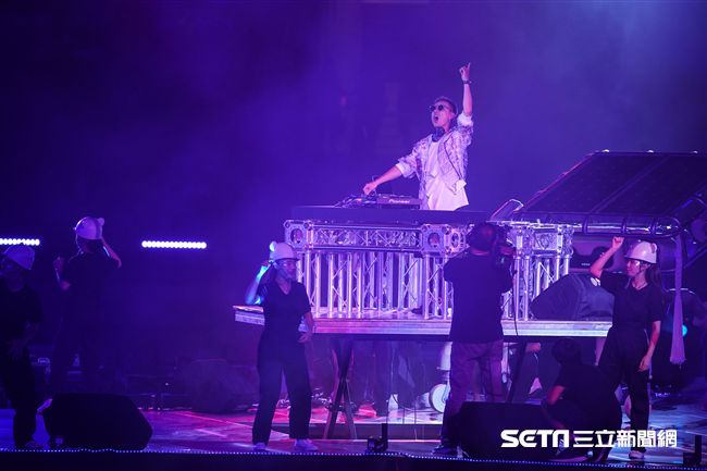 世大運閉幕典禮，dj 圖／記者林敬旻攝