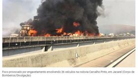 巴西,聖保羅,高速公路,車禍
圖／翻攝自veja.com