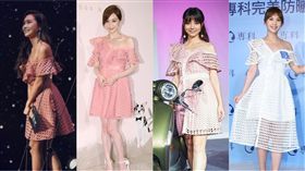 撞衫,楊丞琳,王心凌,黑嘉嘉,潔西卡（合成圖／資料照、韓網）