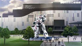 東京台場DiverCity Tokyo購物中心,鋼彈,獨角獸鋼彈。（圖／DiverCity Tokyo 購物中心提供）