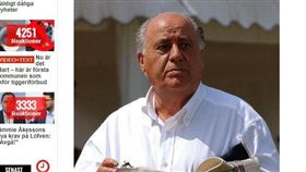 富比士,富比世,forbes,微軟,比爾蓋茲,貝佐斯,Bill Gates,Zara,奧蒂嘉,Amancio Ortega,首富（圖／翻攝自Nyheter24）
https://nyheter24.se/nyheter/trender/892708-amancio-ortega-varldens-rikaste