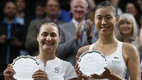 ▲張皓晴將在美網以第3種子身分出戰女雙。（圖／美聯社／達志影像）