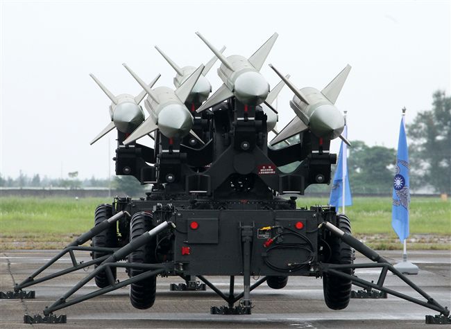 鷹式飛彈。（記者邱榮吉/攝影）