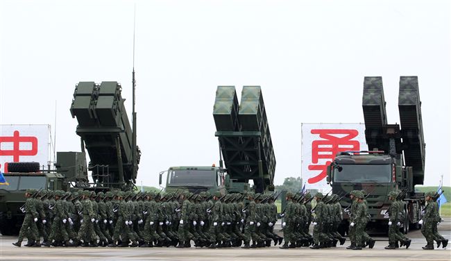 空軍防空暨飛彈指揮部編成典禮由司令沈一鳴上將主持，統一防空作戰指管事權，加快威脅反應速度，以建立一支「量適、質精、戰力強」之防空勁旅。（記者邱榮吉/攝影）