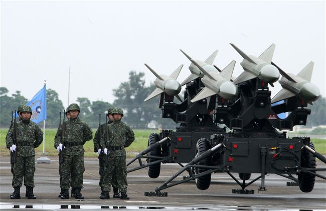 鷹式飛彈。（記者邱榮吉/攝影）