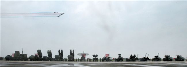 空軍防空暨飛彈指揮部編成典禮由司令沈一鳴上將主持，統一防空作戰指管事權，加快威脅反應速度，以建立一支「量適、質精、戰力強」之防空勁旅。（記者邱榮吉/攝影）