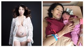 丁寧,兒子Maui（合成圖／齊石傳播提供、翻攝自丁寧臉書）