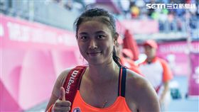 0828世大運網球女子團體中華隊詹皓晴 圖／記者林敬旻攝