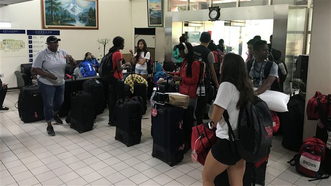 美國田徑隊班機延期　國體大接待住宿