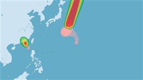 颱風,瑪娃,澎湖,陣風,海運,交通,外圍雲系
（圖／翻攝自氣象局）