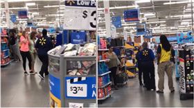 沃爾瑪,掏槍,圖／Brandon Extravagant Jackson臉書