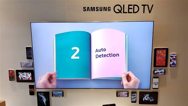 到三星QLEDtv快閃店「看」電視