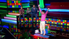 Little Big Shots,特殊才藝,才能,魔術方塊,男孩,眼罩,神童
（圖／翻攝自YouTube）