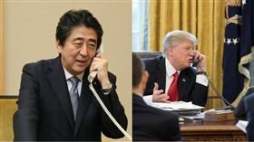 美國總統川普、日本首相安倍晋三／川普、安倍臉書
