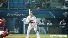 12強日本隊中田翔(圖／記者王怡翔攝)