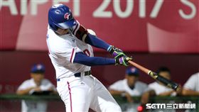 世大運 棒球 中韓大戰　天母棒球場 范國宸 全壘打
圖／記者邱榮吉攝