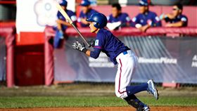 ▲U18台灣青棒隊內野手郭天信連4場雙安以上演出，打擊表現搶眼。（圖／中華棒協提供）