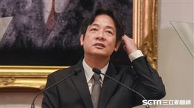 行政院長林全因為階段性任務完成提出辭呈，總統蔡英文5日親自舉行記者會，宣布新任行政院長由台南市長賴清德接任。  圖／記者林敬旻攝