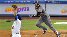 ▲亞利桑那響尾蛇砲手J.D. Martinez演出單場4響砲，隊史第1人。（圖／美聯社／達志影像）