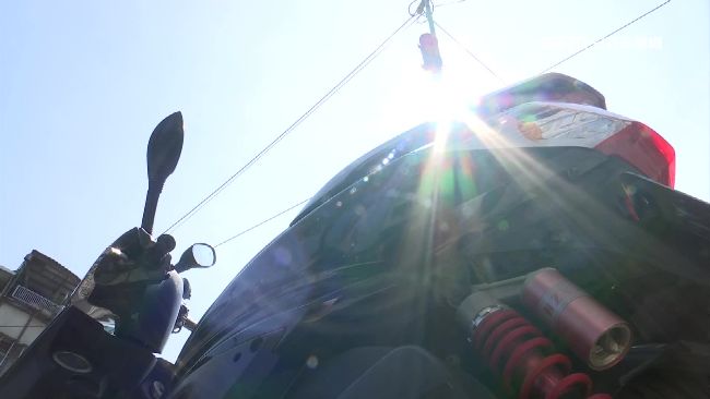 機車殼耐高溫　近熱源才可能融化