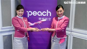 樂桃航空,空姐, Peach Aviation。（圖／記者簡佑庭攝）
