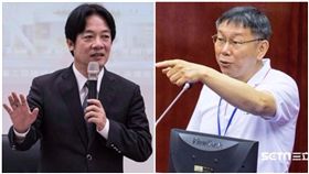 柯文哲、賴清德／記者林敬旻攝影