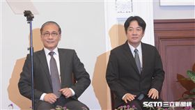 行政院長林全因為階段性任務完成提出辭呈，總統蔡英文5日親自舉行記者會，宣布新任行政院長由台南市長賴清德接任。  圖／記者林敬旻攝