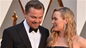李奧納多狄卡皮歐與凱特溫絲蕾(圖／美聯社／達志影像)