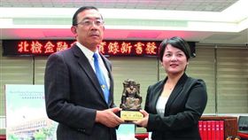 名家／新新聞／邢泰釗（左）規畫出辦案實錄，張安箴（右）出力頗多。（圖／侯柏青／新新聞）（勿用）