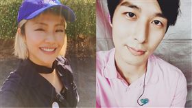 嚴爵,小8(合成圖/翻攝自臉書)