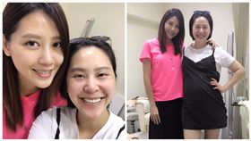 黃小柔,嚴立婷（合成圖／翻攝自黃小柔臉書）